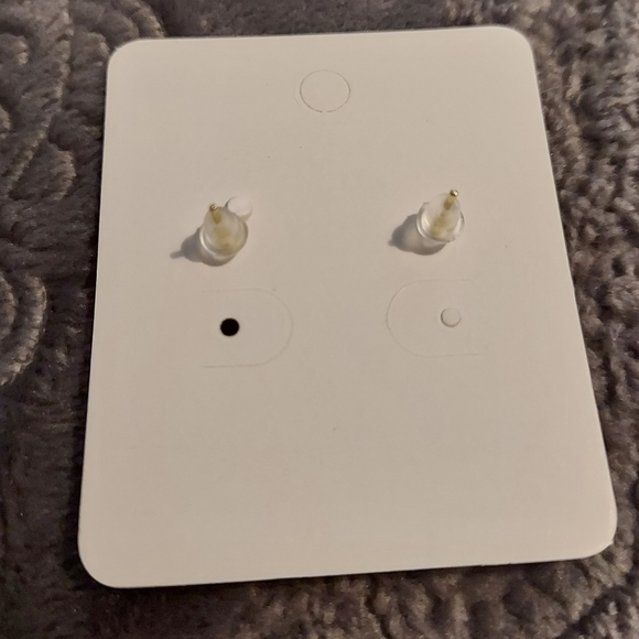 🌸 NEW Flower floral dangle stud rhinestone earrings costume jewelry - Picture 2 of 2